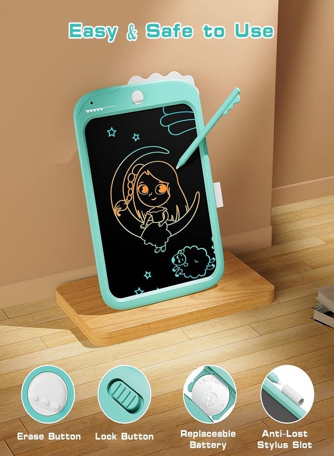 Proffisy LCD Writing Tablet Dinosaur Toy for Kids,10 inch Writing Pad with Lock Function, Erasable, Drawing, Playing, Spelling, Educational Learning Toy Gifts for 3 4 5 6 Years Old Boys Girls (Blue) - Image 2